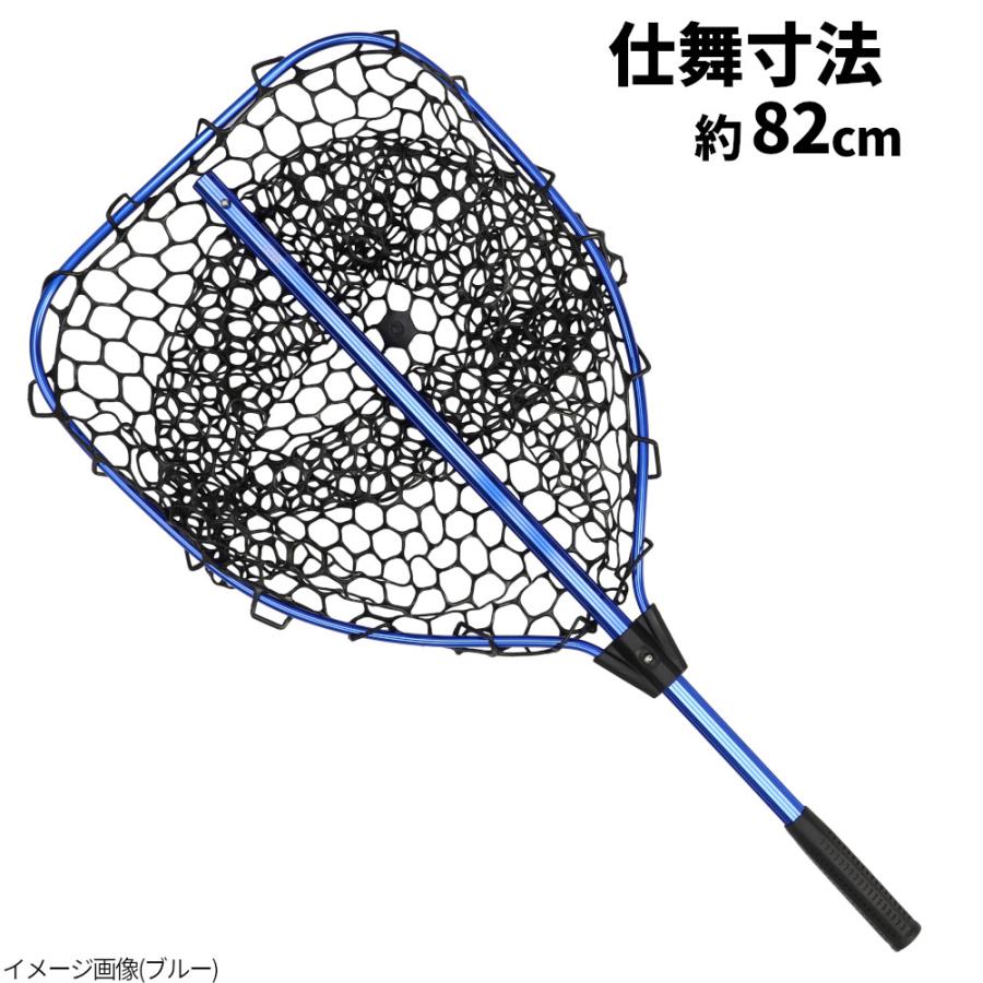 ラバーランディングネット　ハンドメイド XOOX ラバーランディングネット L ブラック : 釣具のポイント - 通販