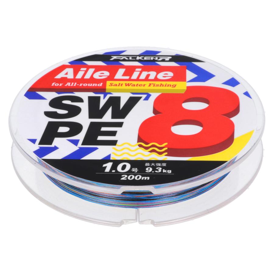 peラインセット ファルケン R Aile Line 200m 1.0号 5カラー [エールライン SW PE X8