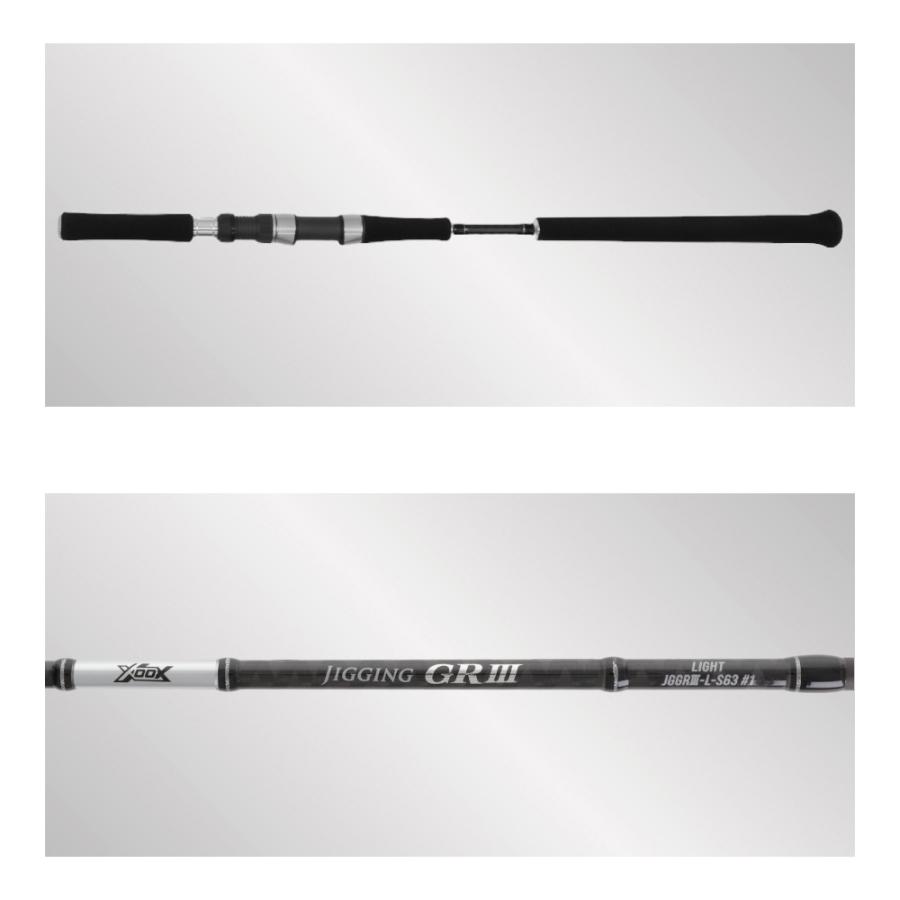 【未使用】ジギングGR3 light s63#1 現品限り】 ジギングロッド XOOX JIGGING GR III LIGHT S63 #1 : 釣具