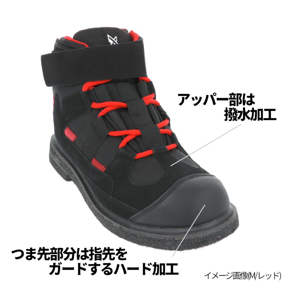 フットウェア XOOX フェルトスパイクシューズ 25.0-25.5cm M ブラック
