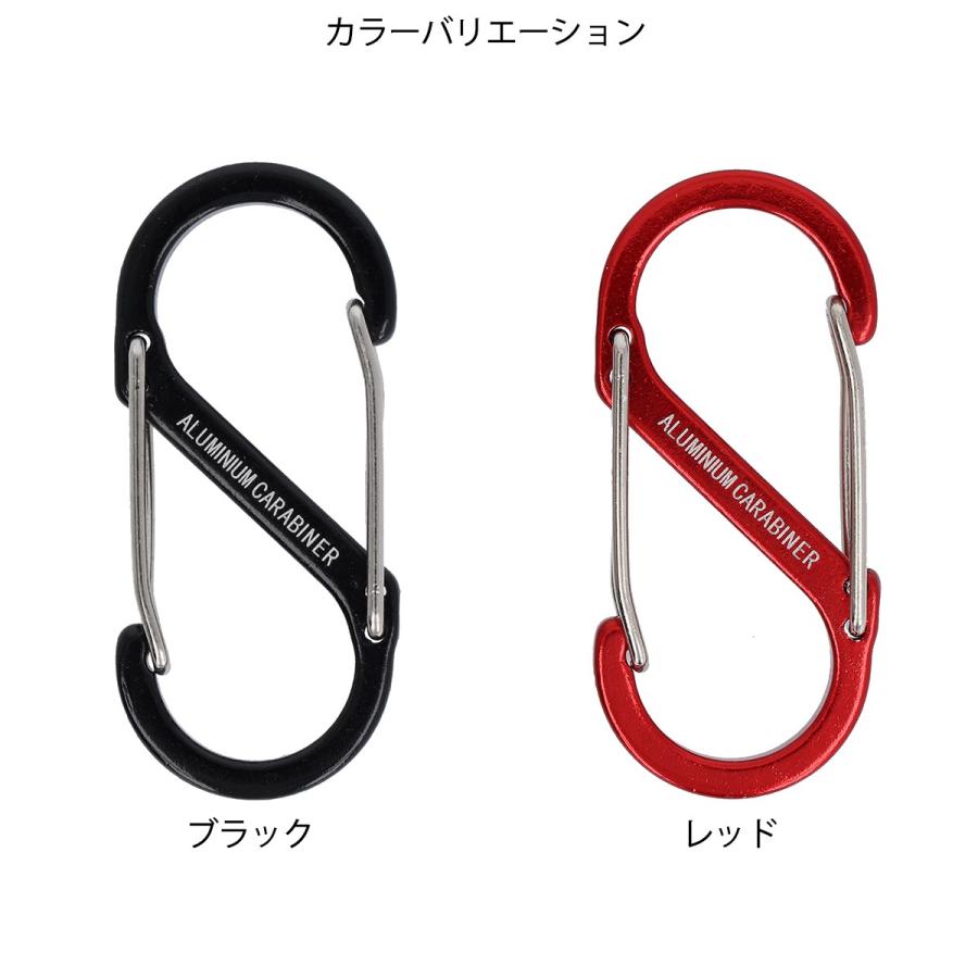 信憑 アルミs字カラビナ S レッド ゆうパケット Wantannas Go Id