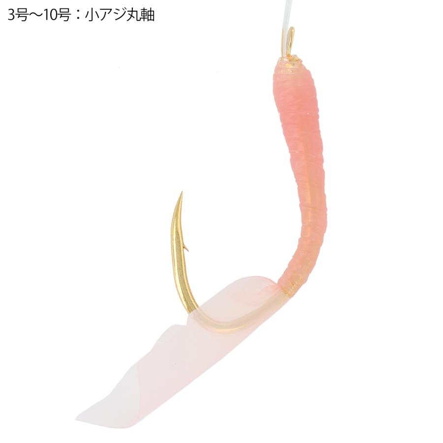 大漁シンプルサビキ 3枚組 針6号-ハリス1.5号 ピンク【ゆうパケット】｜point-i｜02