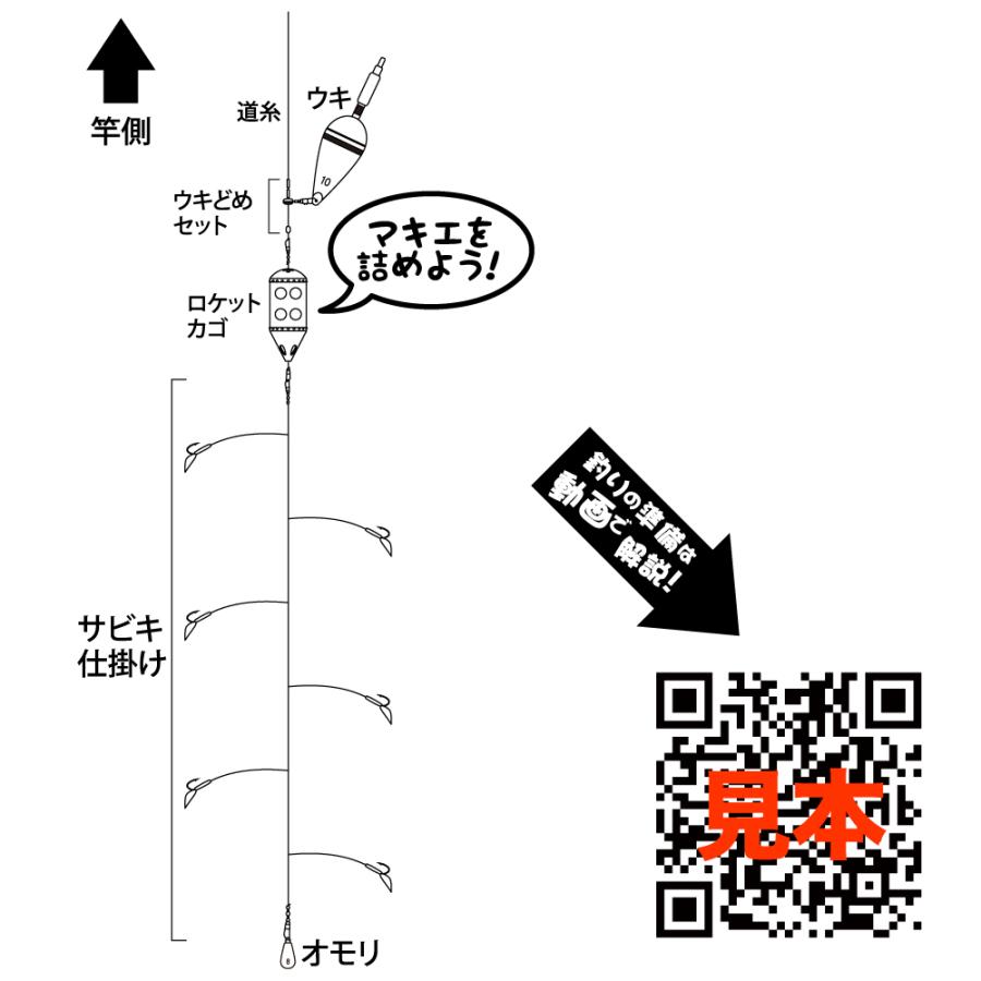 スマイルシップ サビキセット 上カゴ SmileShip : 釣具のポイント