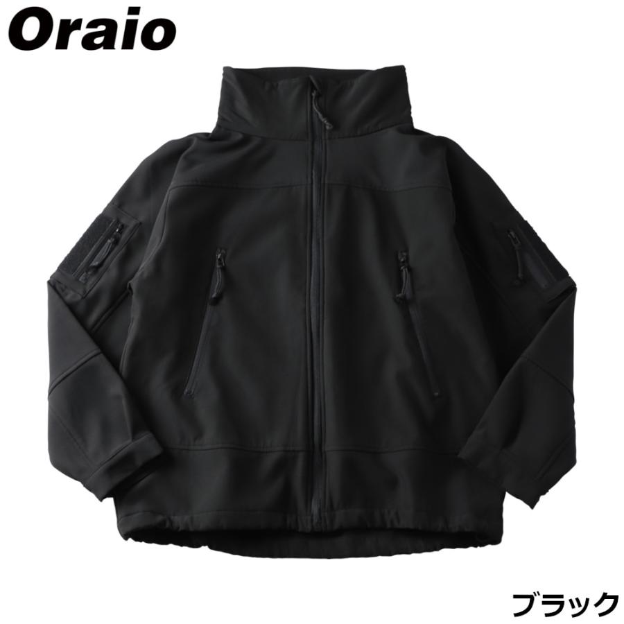 防寒ウェア Oraio(オライオ) ソフトシェルジャケット L ブラック