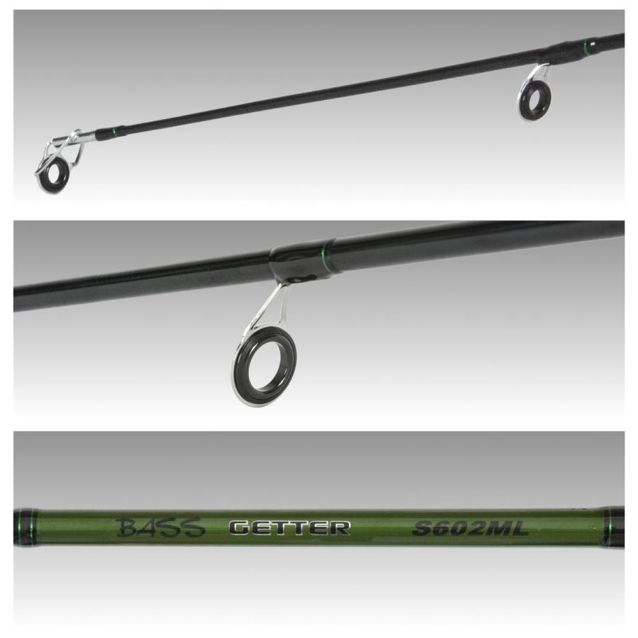 釣竿セット バス釣り セット 6.0フィート スピニングリール付き 釣り竿