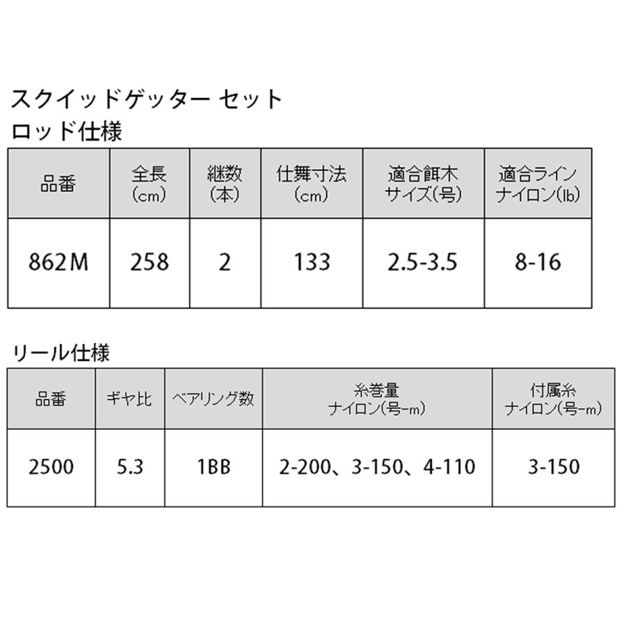 釣竿セット エギング セット 8.6フィート スピニングリール付き 釣竿セット エギング セット 8.6フィート スピニングリール付き