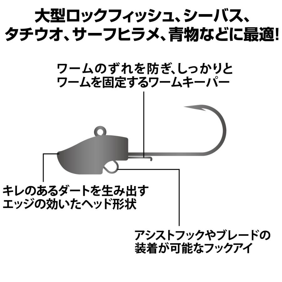 リアルメソッド マイスタージグヘッド 21g 4 0 Real Method ゆうパケット 釣具のポイント 通販 Paypayモール