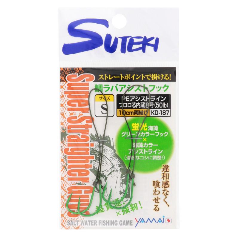 ヤマイ ステキ針 鯛ラバアシストフック 10cm S KD-187【ゆうパケット