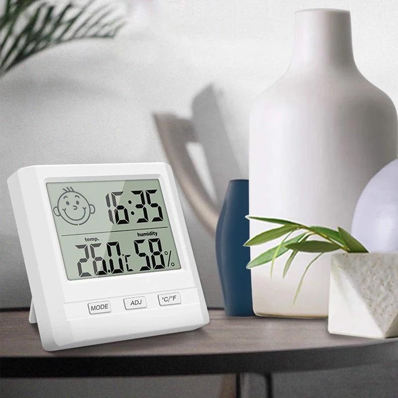デジタル時計 小型 壁掛け  電池式 置き時計 眩しくない 温湿度計 おしゃれ 温度計 携帯 卓上 小さい｜point-net-store｜13