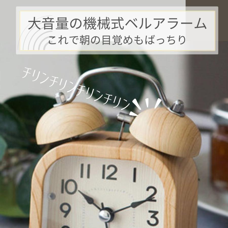 置き時計 木製 アナログ おしゃれ 北欧 電池式 リビング おしゃれ 木製 アナログ 小さい インテリア ウッド 韓国 小型 子供 シンプル｜point-net-store｜04