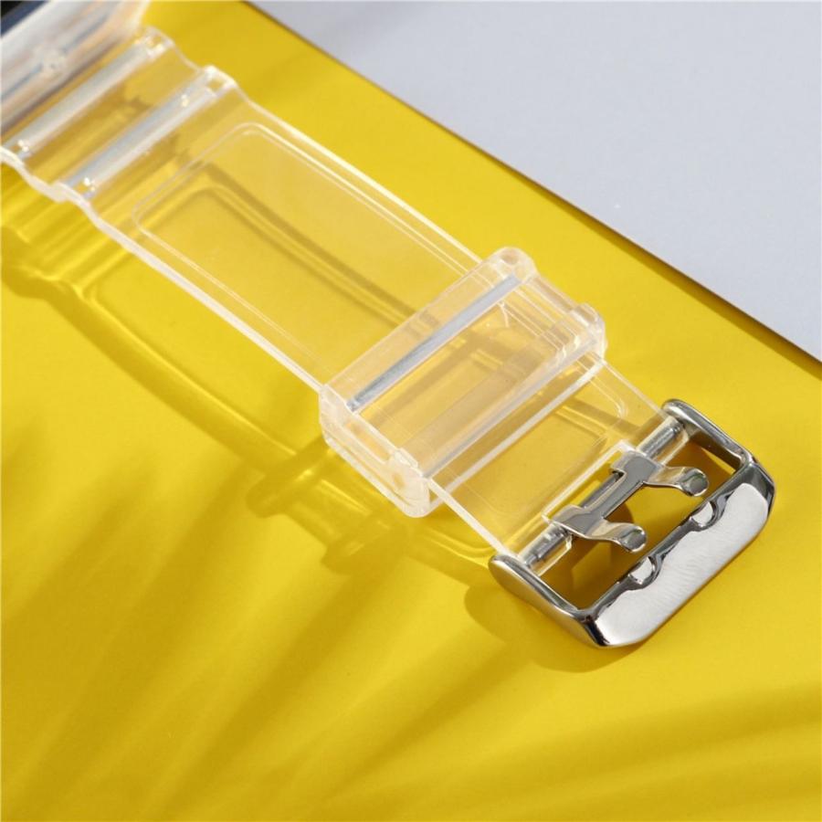 アップルウォッチ バンド 49mm 44mm 45mm 40mm 41mm 38mm 42mm 一体型 apple watch 女性 男性 シリコン おしゃれ | ブランド登録なし | 09