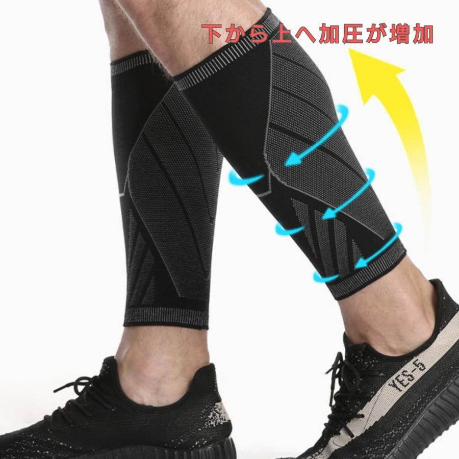 ふくらはぎサポーター ふくらはぎ 着圧 メンズ レディース 薄手