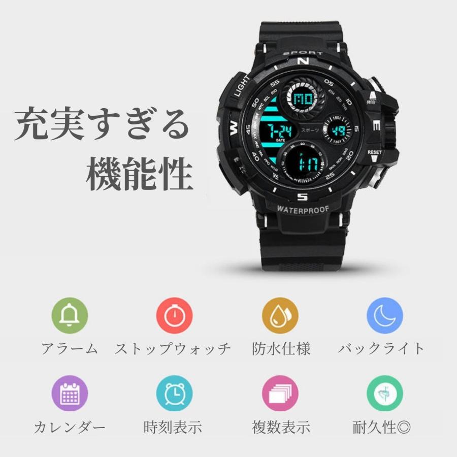 楽天市場】(ポイント5倍) 腕時計 デジタル デジタル腕時計