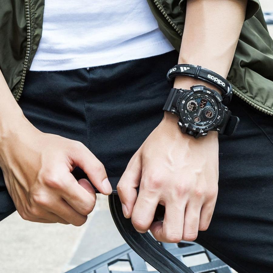 腕時計 デジタル デジタル腕時計 メンズ アラーム 防水 安い ベルト