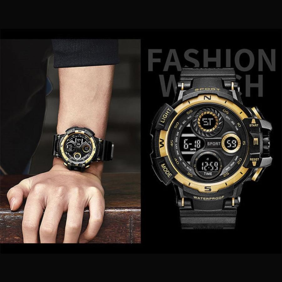 腕時計 デジタル デジタル腕時計 メンズ アラーム 防水 安い ベルト