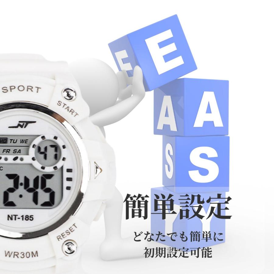 メンズ時計、コマあり 腕時計 デジタル デジタル腕時計 メンズ レディース アラーム 防水