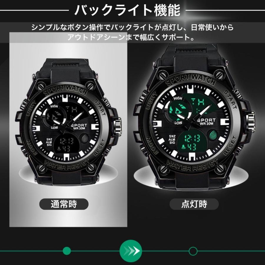 アナログ 腕時計 メンズ デジタル デジタルウォッチ シンプル おしゃれ