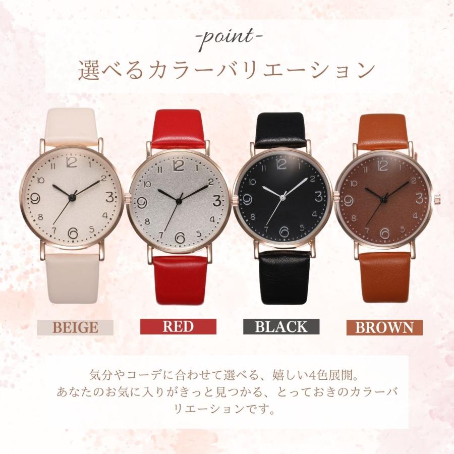 腕時計 レディース 静音ムーブメント 上品 カジュアル アナログ