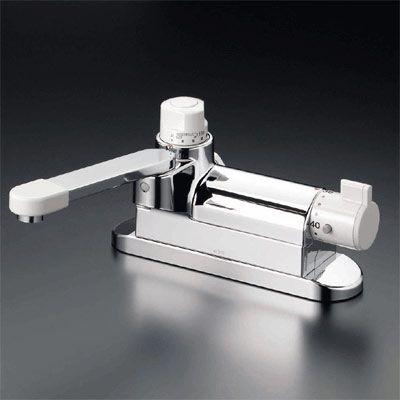 Km297g シャワー無し 浴室 浴槽 洗面所 Kvkの水栓金具を格安価格でご提供 ガスコンロ 給湯器のガス器具の日本一激安底値を目指します 圧倒的な工事実績で安心 Kv0034 Kvk水栓金具 浴室用 デッキ形定量止水付サーモスタット混合栓 Diy 工具 Kvk水栓金具 浴室用