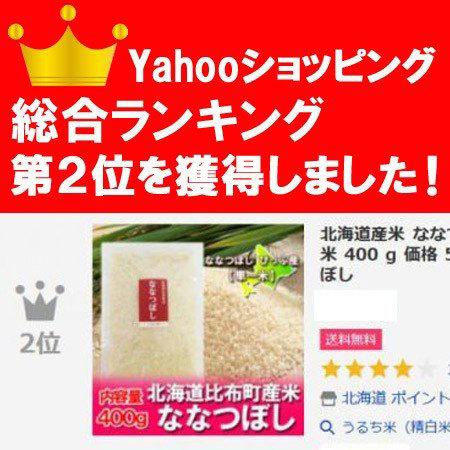 米 北海道産米 ななつぼし 送料無料 ななつぼし米 北海道米 ななつぼし 米 400 g 北海道産 米 ななつぼし お米 米 うるち米 精白米 ポイント消化｜pointhonpo｜02