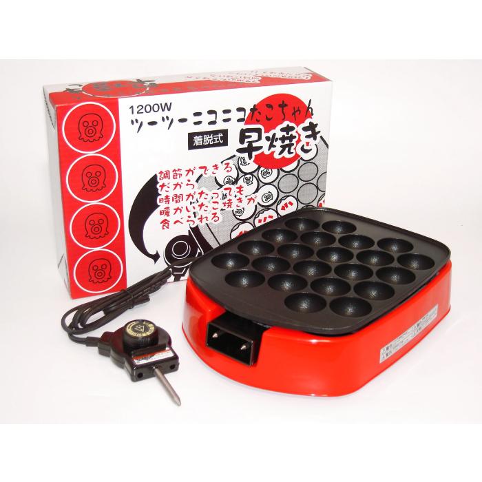 杉山金属 【ピック2本付き】たこ焼き器 温度調節器付きタコ焼き 杉山金属 【ピック2本付き】たこ焼き器 温度調節器付きタコ焼き