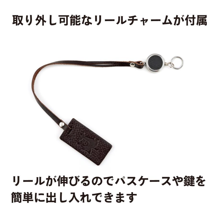 国産 tumugu工房 牛革 手提げ バッグ ブラック 軽量 300g リールチャーム 付き レディース 贈り物 プレゼント おしゃれ 日本製 職人 実用的｜pointlife｜07