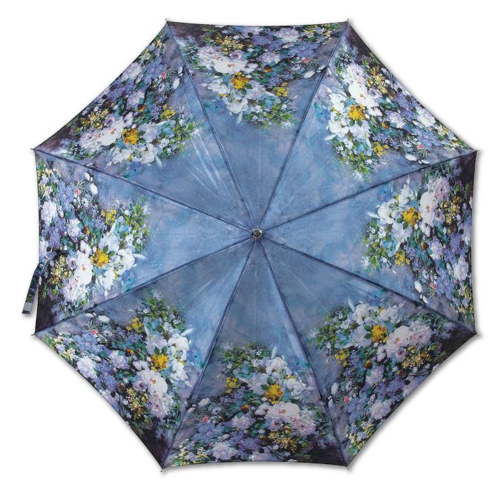 折りたたみ名画雨傘 ルノワール（花瓶の花） 雨傘 名画コレクション 傘
