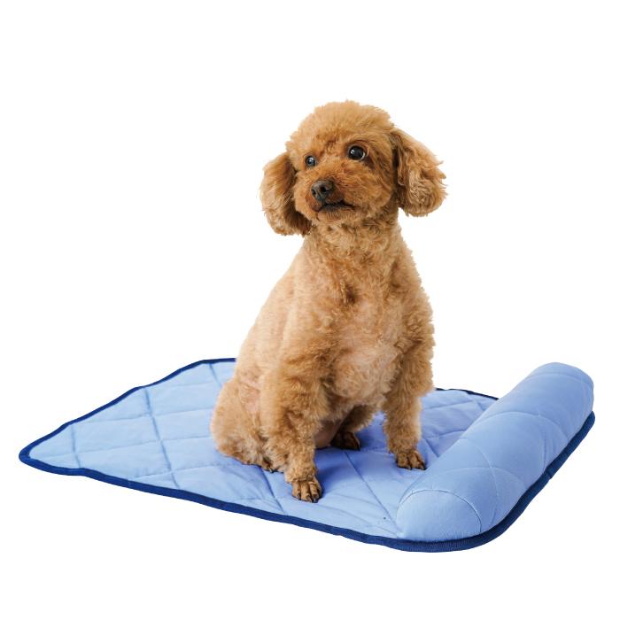 ライフエイド ペット用 あごのせ枕付き ひんやり快適マット 犬猫用