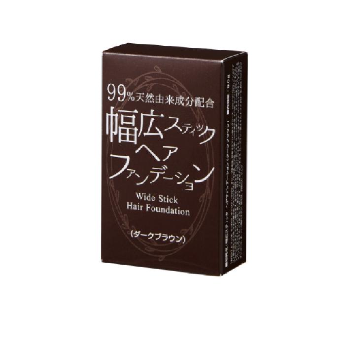 4573187270932 【7個入】幅広スティック ヘアファンデーション ダークブラウン 114658【キャンセル不可】 マイノロジ 幅広スティックヘアファンデーション ダークブラウン 日本