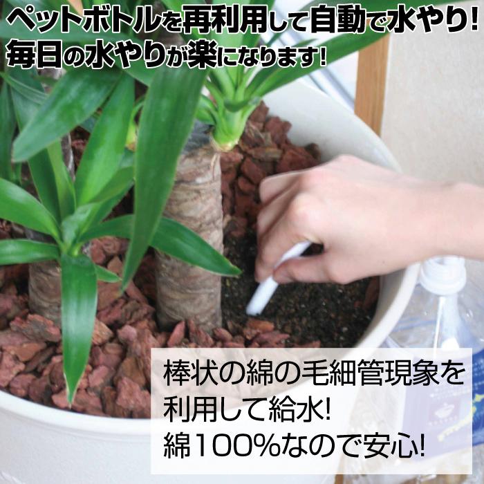 水やり楽だぞう (8本組) ペットボトル キャップ 自動給水 自動水やり