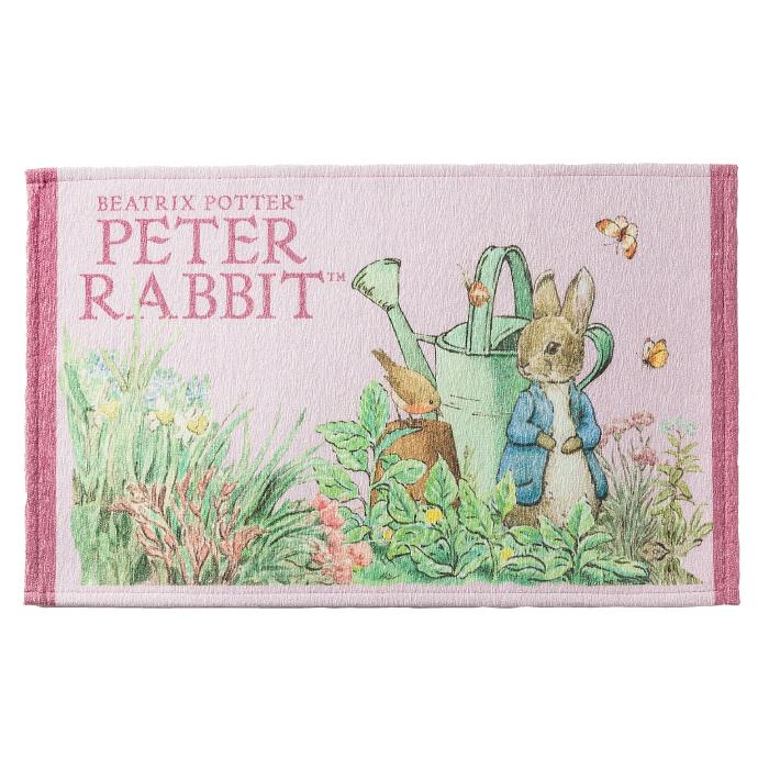 ピーターラビット シェニール 玄関マット 45×75cm 屋内 PeterRabbit