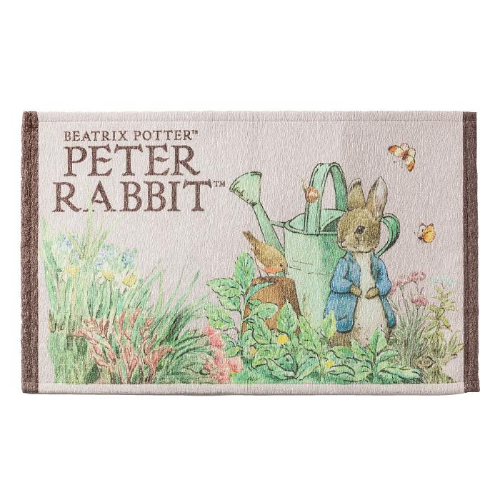 ピーターラビット シェニール 玄関マット 45×75cm 屋内 PeterRabbit