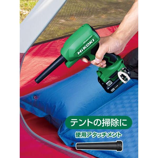 HiKOKI(ハイコーキ) 10.8V 充電式 エアダスター 小型 軽量 高風速87m s 無段階風速調整機能付き 蓄電池・充電器別売り RA1 - 2