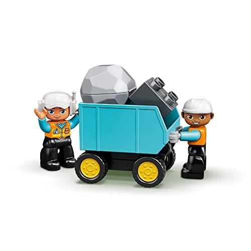 レゴ(LEGO) デュプロ トラックとショベルカー 10931 おもちゃ ブロック プレゼント幼児 赤ちゃん 街づくり トラック 男の子 女の子｜pointpop｜08