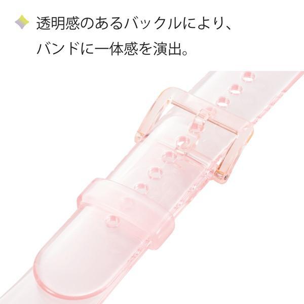 【2個セット】エレコム AW-41BDUCPNC アップルウォッチ バンド [ 41mm、40mm、38mm ] ソフト TPU コンパチブル Apple Watch クリアピンク｜pointshoukadou｜03