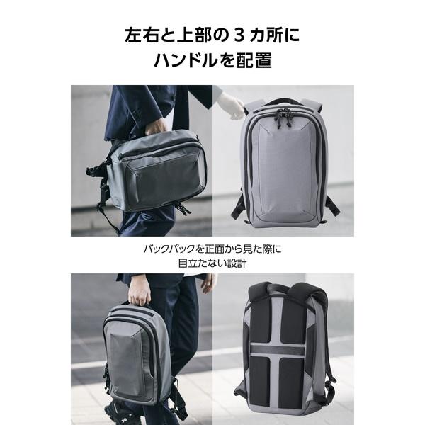 エレコム BM-MNLBP04DGY バックパック MNL CITY PACK Lite CORDURA