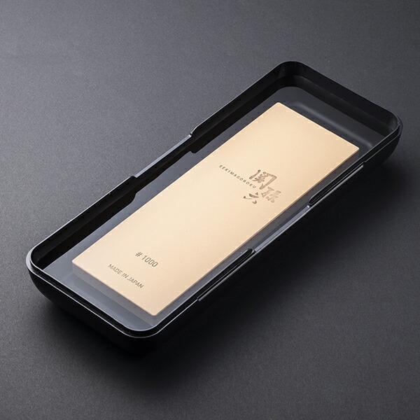 (10個セット) 貝印 KAI AP0330 関孫六 中砥石 #1000 AP-0330 はさみ 研ぎ石 お手入れ 収納 包丁研ぎ プレゼント_4