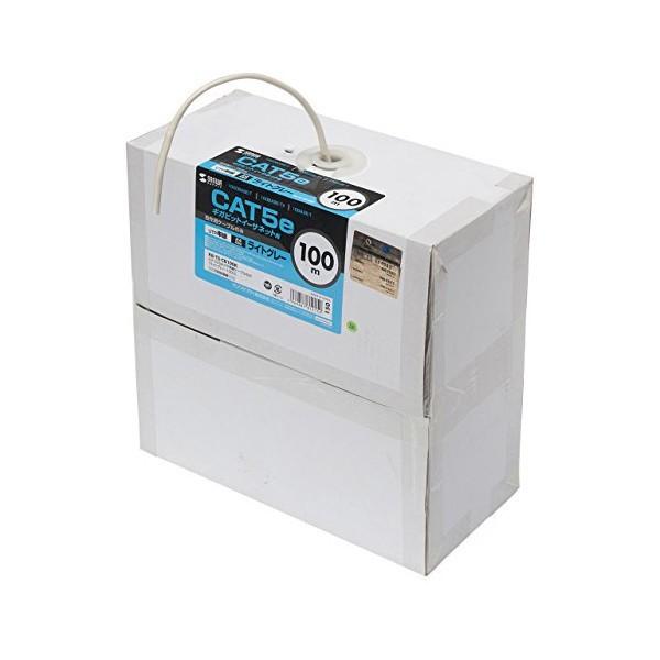 サンワサプライ カテゴリ5ｅUTP単線ケーブルのみ KB-T5-CB100N