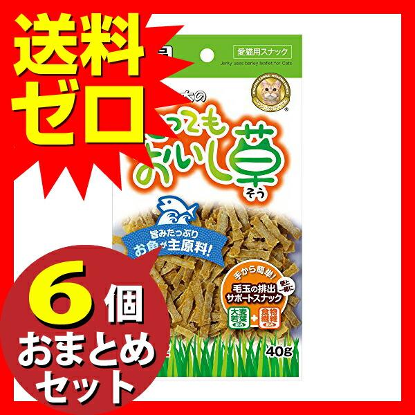 6個セット】 マルカン ニャン太 ニャン太のとってもおいし草 40g