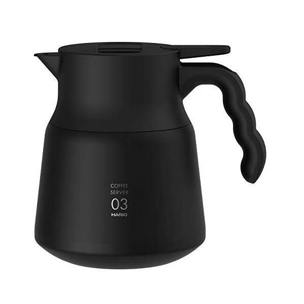 HARIO ハリオ V60 保温ステンレスサーバー PLUS 800 保存可能容量800ml ブラック VHSN-80-B｜pointshoukadou｜04