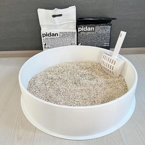 (12個セット) PIDAN JP おからベントナイトミックス 猫砂 2.4kgの画像