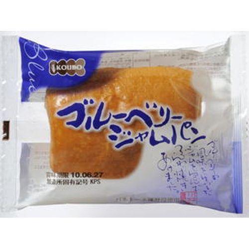 酵母工業 ブルーベリージャムパン 12入 : スナック菓子のポイポイ
