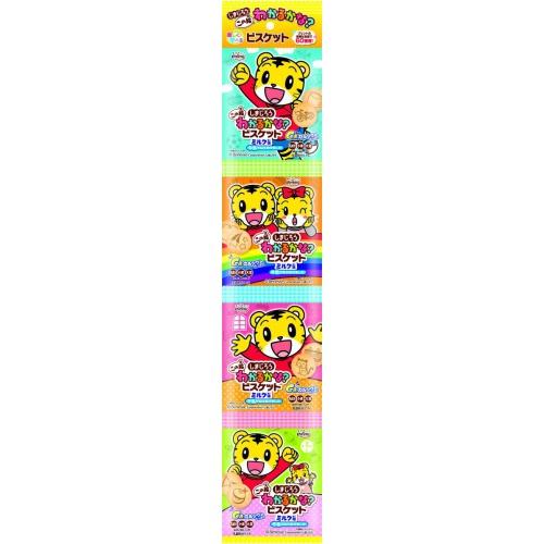 正栄デリシィ 4連しまじろうわかるかな？ビスケット 82g×10入  