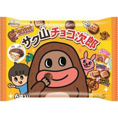 正栄デリシィ 6パックサク山チョコ次郎 96g×14入 : スナック菓子の