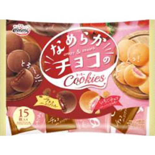正栄デリシィ なめらかチョコのクッキー 15枚×12袋 : スナック菓子の  