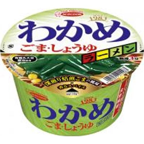 エースコック わかめラーメン ごま・しょうゆ 93g×12入 : スナック菓子