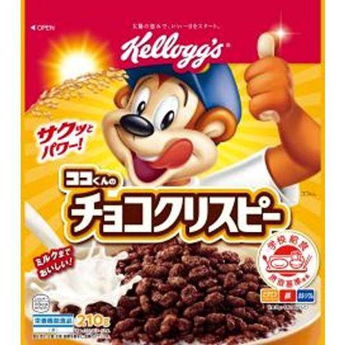 ココくん ケロッグ チョコクリスピー 210g×6袋 : スナック菓子の