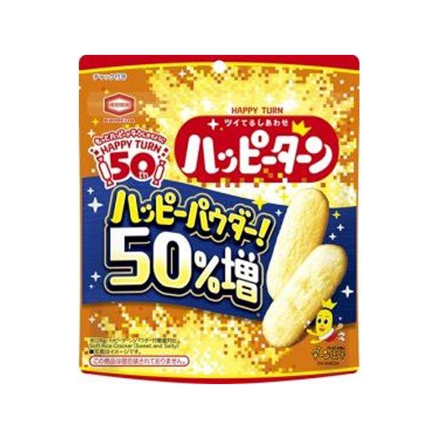 亀田製菓 ハッピーターン パウダー50%増 71g×12袋 : スナック菓子の