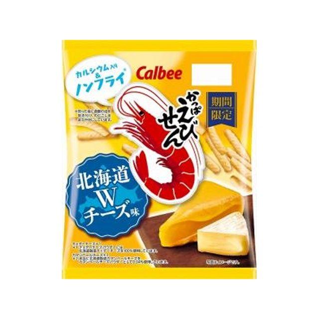 かっぱえびせん カルビー 北海道Wチーズ味 64g×12袋 : スナック菓子の