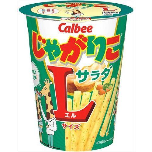 じゃがりこ　サラダ　4箱(48カップ) じゃがりこ カルビー サラダLサイズ 68g×12入 : スナック菓子の
